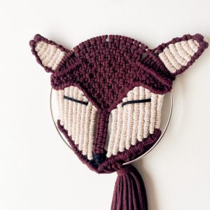 Kit macramé renard