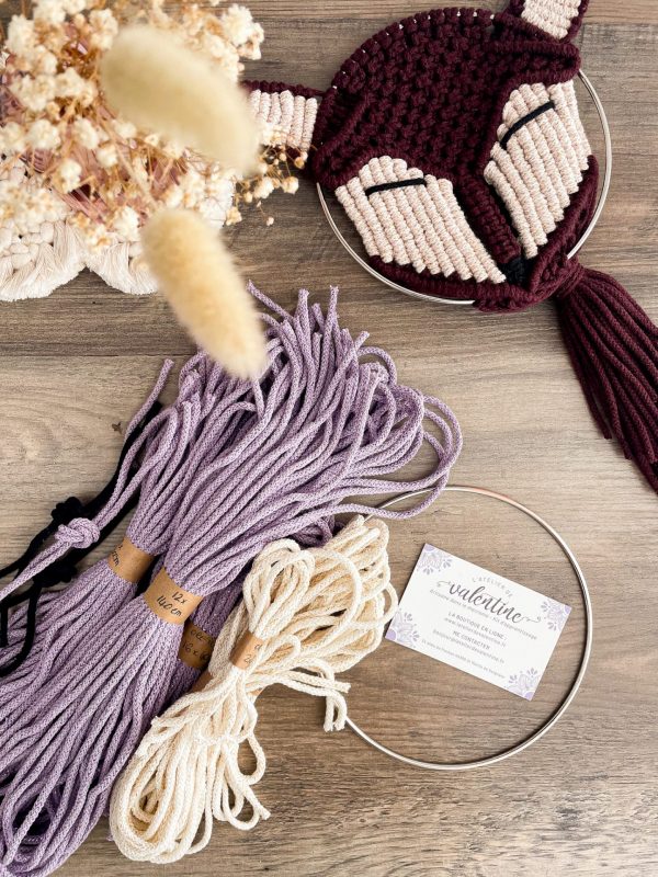 Recharge kit renard en macrame