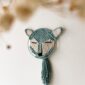 Renard en macramé