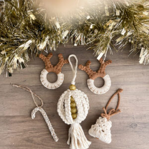 Box DIY décoration de Noël en macramé