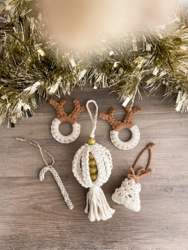 Box DIY décoration de Noël en macramé Box DIY décoration de Noël en macramé
