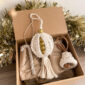 Coffret décoration de Noël en macramé