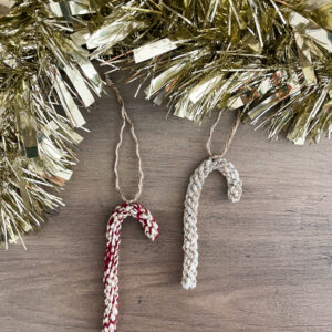 Sucre d'orge en macramé