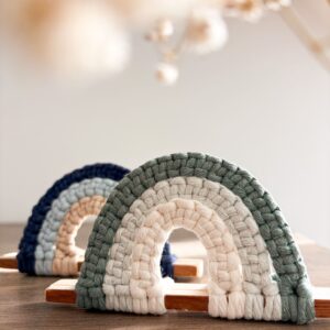 Tuto - Arc-en-ciel en macramé