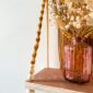 Kit étagère macramé ambre jaune moutarde_01