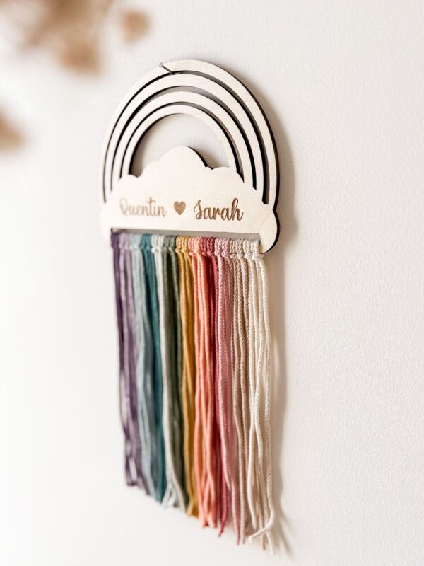 Décoration Douceur arc-en ciel et macramé petit arc en ciel_01 Décoration Douceur arc-en ciel et macramé petit arc en ciel_01