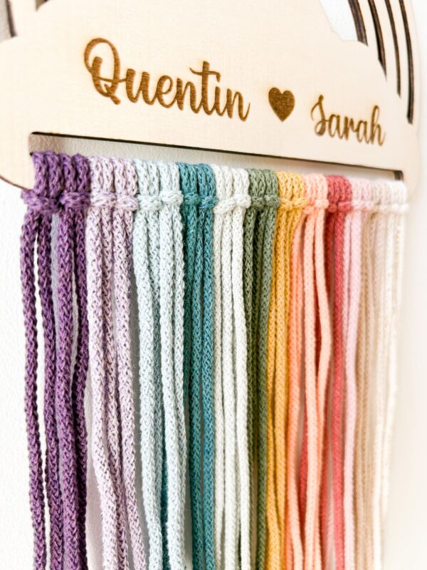 Décoration Douceur arc-en ciel et macramé petit arc en ciel_04 Décoration Douceur arc-en ciel et macramé petit arc en ciel_04