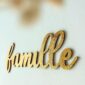 Mot en Bois Personnalisé famille doré_01