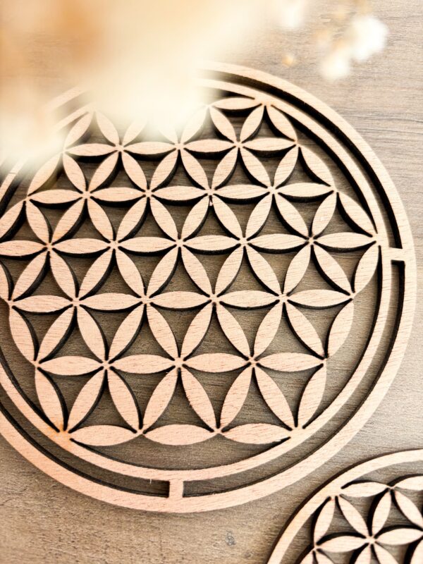 Socle fleur de vie en bois_01 Socle fleur de vie en bois_01
