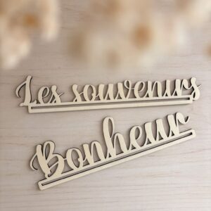 Support mot, prénom en bois pour Macramé