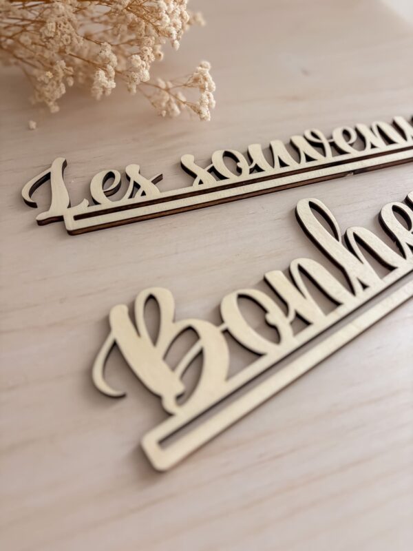 Support mot, prénom en bois pour Macramé_02 Support mot, prénom en bois pour Macramé