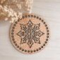 Couvercles & Fonds ajourés en Bois mandala
