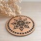 Couvercles & Fonds ajourés en Bois mandala