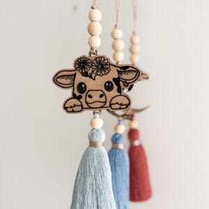 Kit bijou de rétroviseur macramé