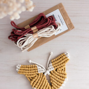 Recharge Kit DIY - Papillon en macramé