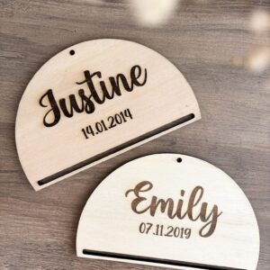 Fanion en bois à personnaliser