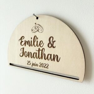 Demi-Cercle Bois à Personnaliser mariage
