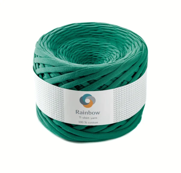 Fils tshirt Rainbow vert sapin crochet Fils tshirt Rainbow