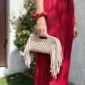 Kit pochette macramé mariage à frange