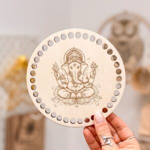 Fond de panier crochet - Collection mandala