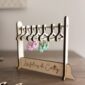 Présentoir bijoux bois pour boucles d'oreilles et colliers