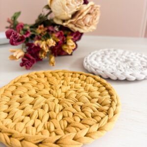 Sous verre au crochet