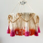 Abat jour macramé Margot - Édition Tie & Dye