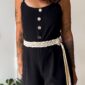 Ceinture macramé bohème faite main en coton recyclé