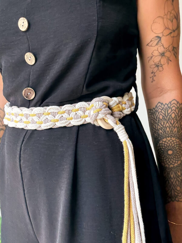 Ceinture en macramé_03 Ceinture en macramé_03