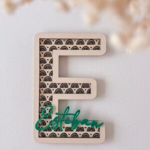Plaque nominative pour chambre d'enfant