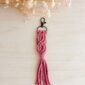 Porte-clés en macramé