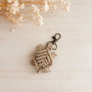 Kit porte-clé macramé tortue