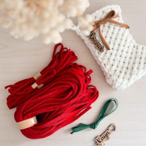 Recharge kit chaussette de noel macramé