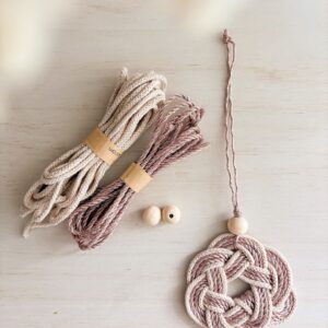 recharge kit DIY boule torsadée macramé