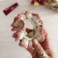 Chouchou au crochet pour les cheveux accessoire