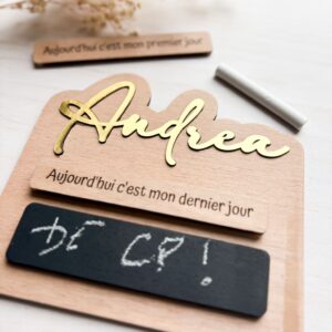 Pancarte Mon premier jour interchangeable