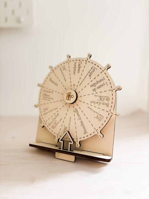 Roue de la fortune sur mesure en bois_05 Roue de la fortune sur mesure en bois_05