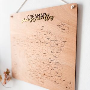 carte bois à punaiser