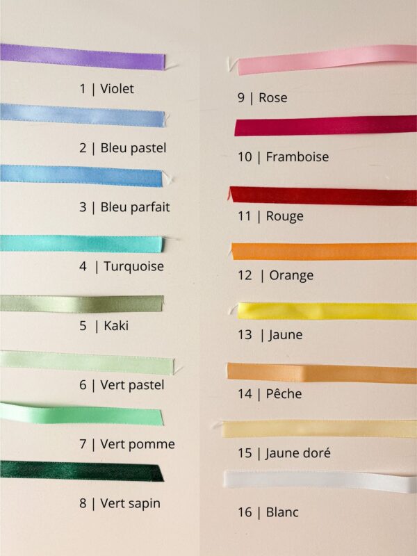 Couleurs rubans Couleurs rubans