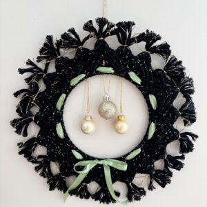 Kit couronne de Noël macramé