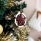 Étoile de Noël en macramé