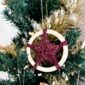 Étoile de Noël en macramé