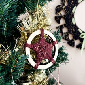 Kit étoile de Noël macramé