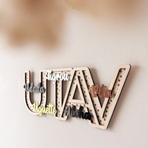 lettres 3D décoration murale