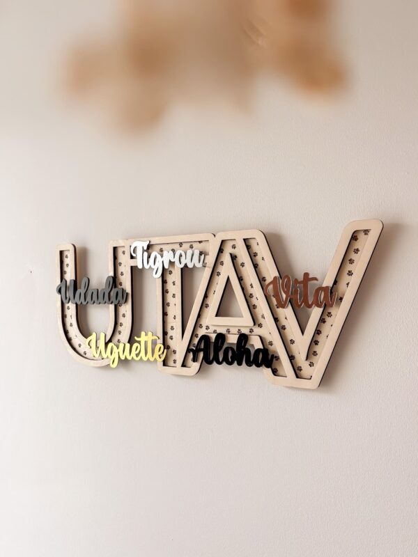 Lettres 3D décoration murale_02 lettres 3D décoration murale