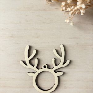 Support bois décoration Noël DIY Renne traineau_01