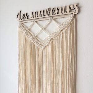 Tuto - Pêle-mêle macramé