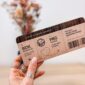 Billet avion bois personnalisé