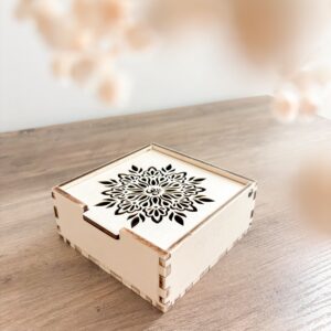 Boîte de rangement bois