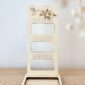 Porte-boucles d'oreilles bois